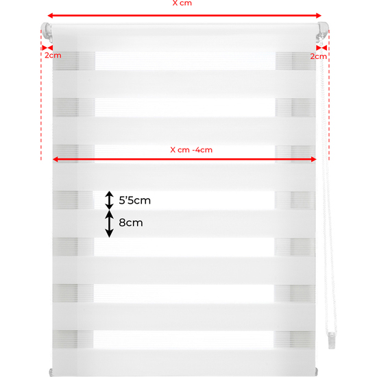 ESTOR ENROLLABLE INDUS 301-BLANCO ROTO 92X180 image 4