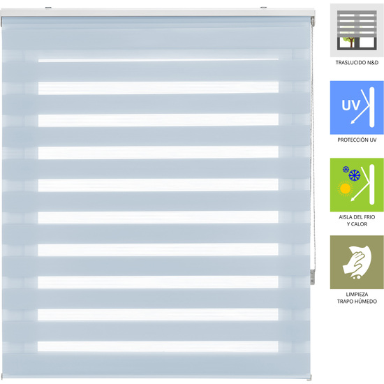 ESTOR ENROLLABLE LIRA 311-AZUL CELESTE 100X250 image 1