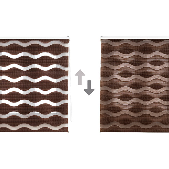 ESTOR ENROLLABLE MEDITERRANEO 306 - MARRON 100X180 image 1