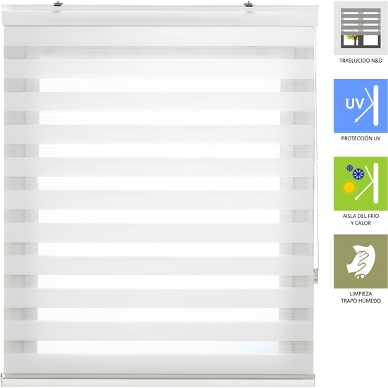 ESTOR ENROLLABLE VELA 301-BLANCO ROTO 180X180 image 0