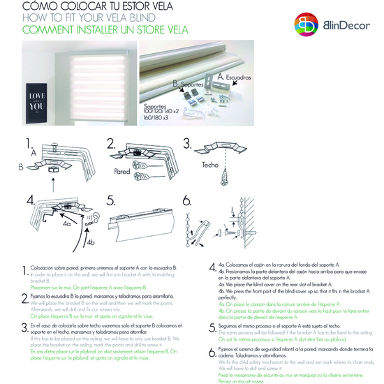ESTOR ENROLLABLE VELA 301-BLANCO ROTO 180X180 image 7