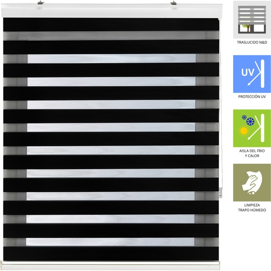 ESTOR ENROLLABLE VELA 304-NEGRO 120X180 image 0