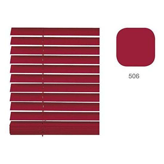 ESTOR ENROLLABLE VENECIANA 506-ROJO 150X180 image 1