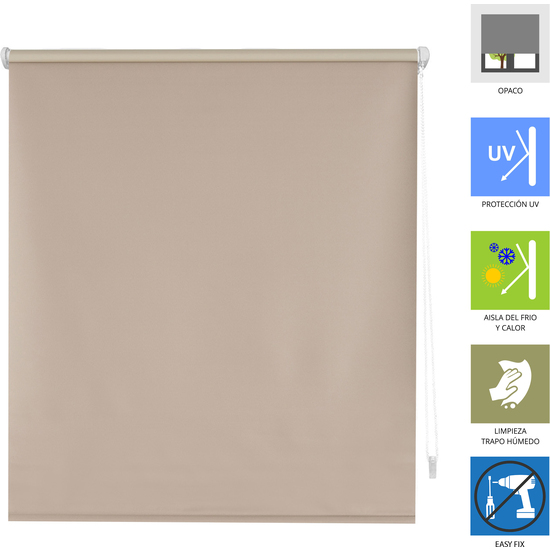 ESTOR ENROLLABLE ZEUS 203-MARFIL 140X180 image 2