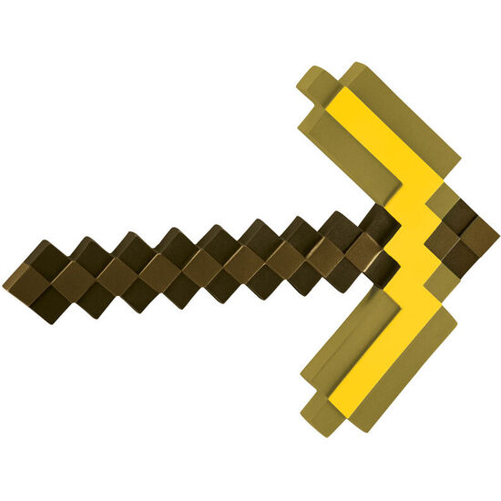 PICKAXE ORO MINECRAFT 40CM image 0