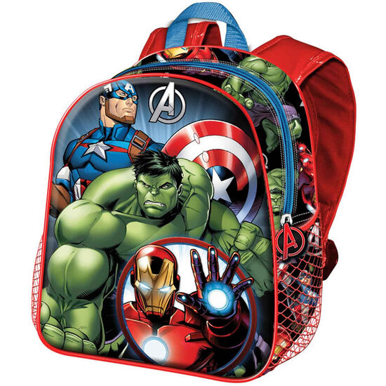 MOCHILA 3D SUPERHERO LOS VENGADORES AVENGERS MARVEL 31CM image 0