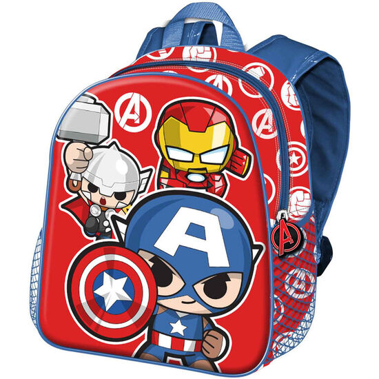 MOCHILA 3D IMPACT LOS VENGADORES AVENGERS MARVEL 31CM image 0