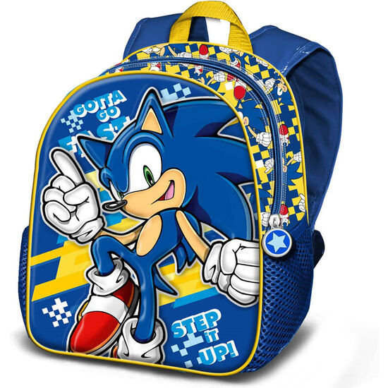 MOCHILA 3D STEP SONIC THE HEDGEHOG 31CM image 0