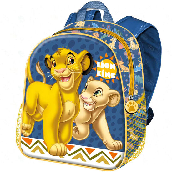 MOCHILA 3D NALA Y SIMBA EL REY LEON DISNEY 31CM image 0