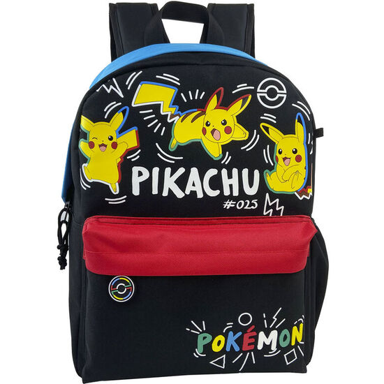 MOCHILA PIKACHU POKEMON 40CM ADAPTABLE image 0