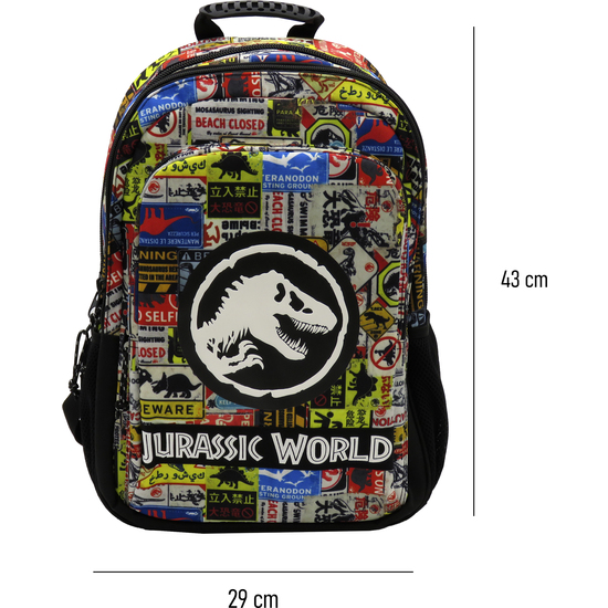 MOCHILA DANGER JURASSIC WORLD 43CM ADAPTABLE image 5