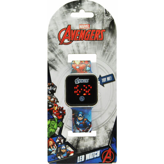 RELOJ VENGADORES AVENGERS MARVEL LED image 0