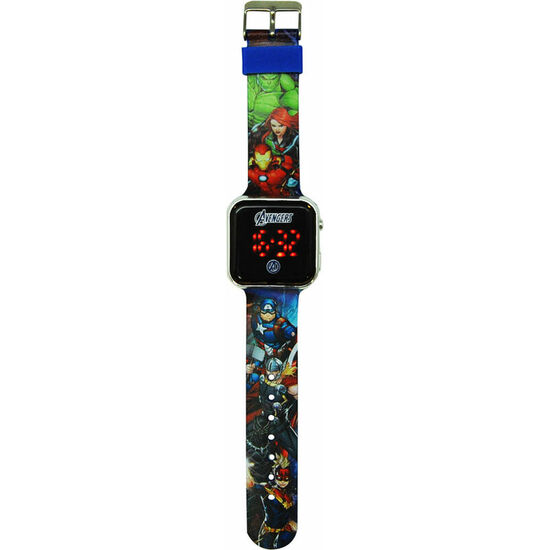 RELOJ VENGADORES AVENGERS MARVEL LED image 1