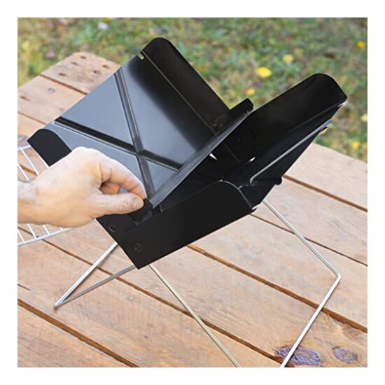 MINI BARBACOA PLEGABLE PORTÁTIL PARA CARBÓN FOLDECUE INNOVAGOODS image 3