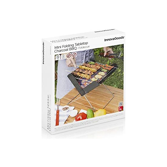 MINI BARBACOA PLEGABLE PORTÁTIL PARA CARBÓN FOLDECUE INNOVAGOODS image 7