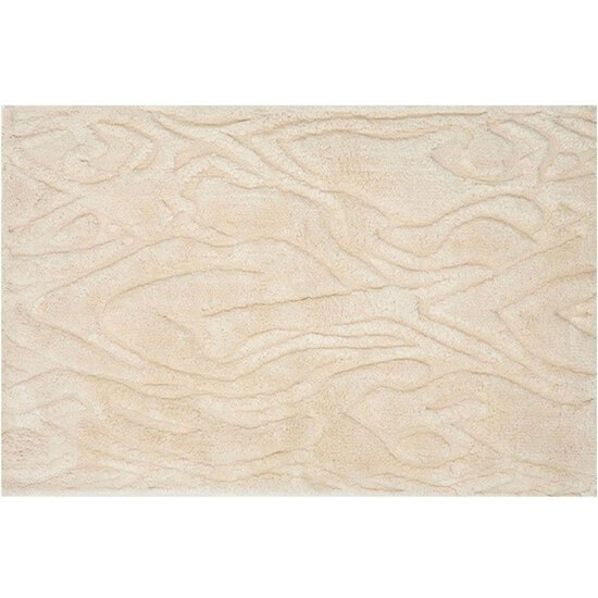 SPIRELLA COLECCIÓN ZAO , ALFOMBRILLA DE BAÑO , 100% ALGODÓN, BEIGE image 0