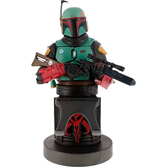 CABLE GUY SOPORTE SUJECION FIGURA BOBA FETT MANDALORIAN STAR WARS 20CM image 0