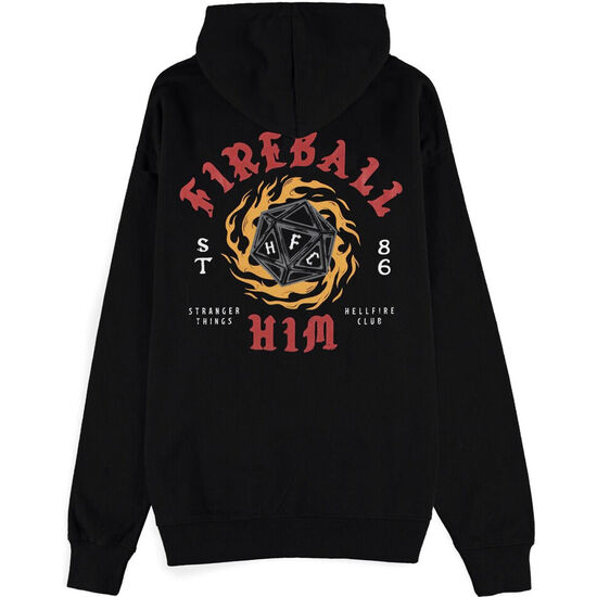 SUDADERA CAPUCHA FIREBALL STRANGER THINGS image 1