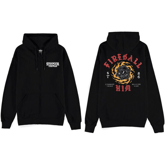 SUDADERA CAPUCHA FIREBALL STRANGER THINGS image 2