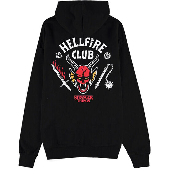 SUDADERA CAPUCHA HELLFIRE STRANGER THINGS image 1