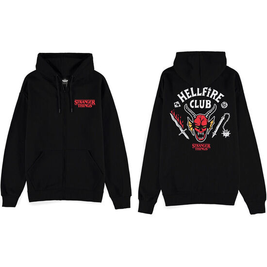 SUDADERA CAPUCHA HELLFIRE STRANGER THINGS image 0