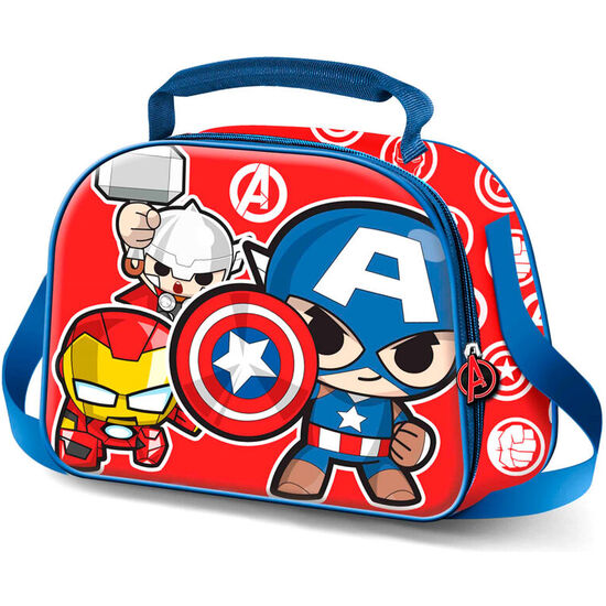 BOLSA PORTAMERIENDAS 3D IMPACT LOS VENGADORES AVENGERS MARVEL image 0