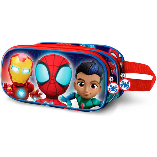PORTATODO 3D GLOW SPIDEY SPIDERMAN MARVEL DOBLE image 0