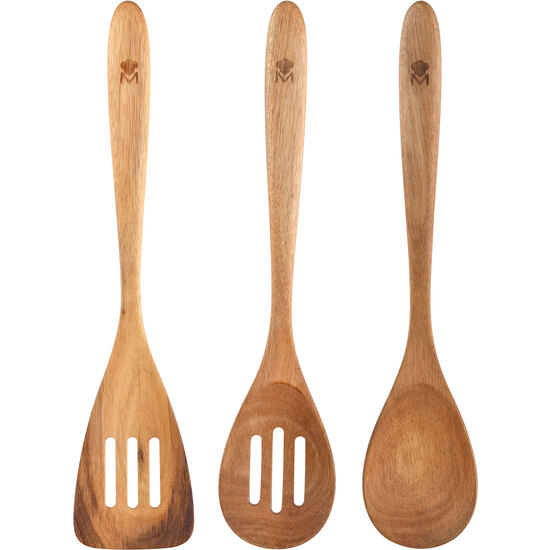 SET 3 PCS UTENSILIOS DE COCINA ACACIA image 0