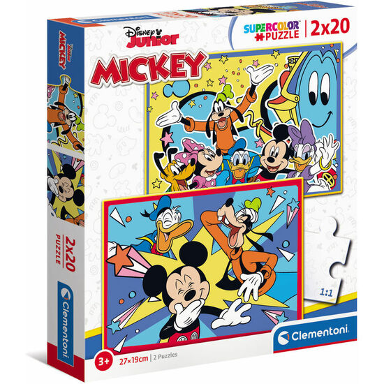 PUZZLE MICKEY DISNEY 2X20PZS image 0
