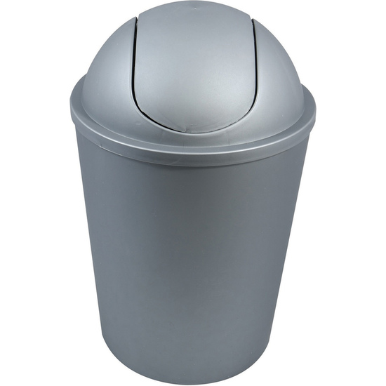 PAPELERA INCLINABLE AKO 5,5L PLATA image 3