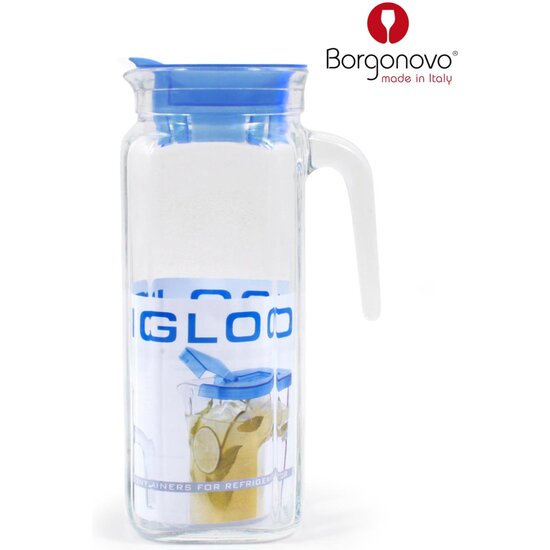 ICEBOX JAR W/LID IGLU QUADRA 1200CC-BLUE image 0