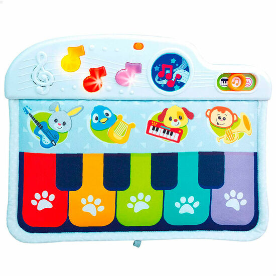 PIANO CUNA ANIMALES LUZ Y SONIDO image 1