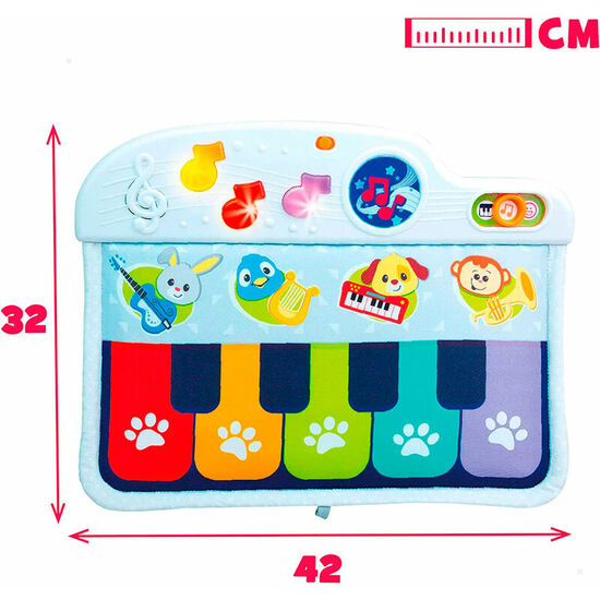 PIANO CUNA ANIMALES LUZ Y SONIDO image 2