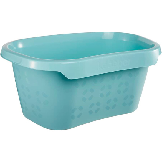 CESTA PARA LA COLADA CON PROTECTOR DE CADERA, 30,5 L, TILDA, AZUL CLARO image 0