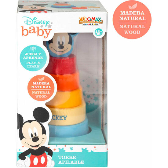 MICKEY JUEGO APILABLES MADERA ECO 20CM image 2