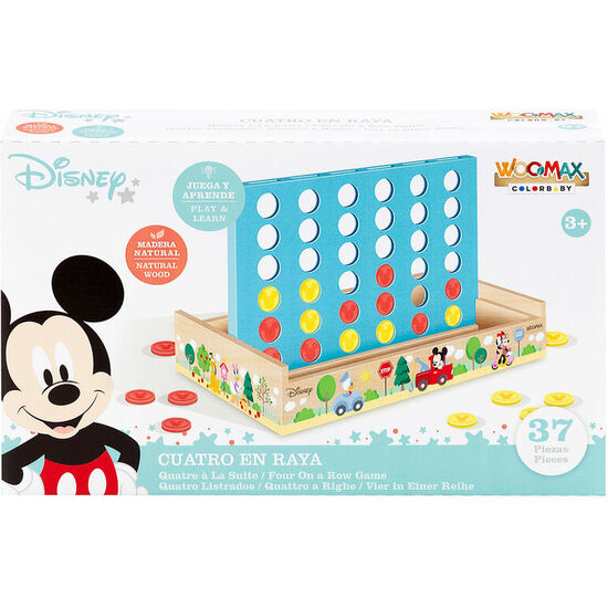 JUEGO CUATRO EN RAYA MADERA DISNEY image 0