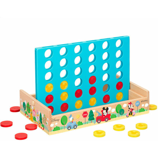 JUEGO CUATRO EN RAYA MADERA DISNEY image 1