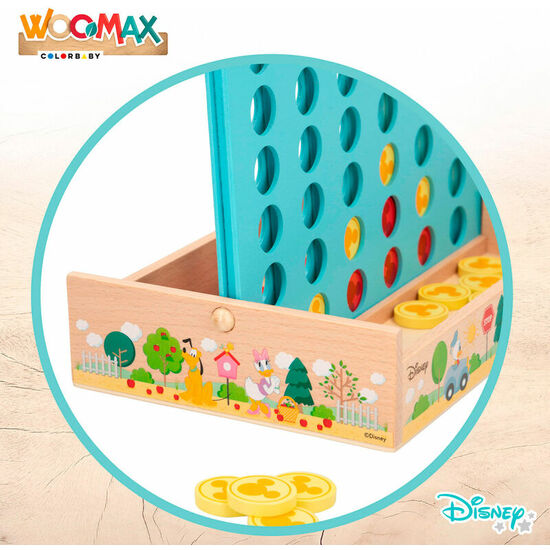 JUEGO CUATRO EN RAYA MADERA DISNEY image 2