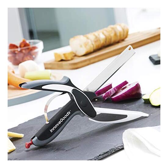 CUCHILLO-TIJERA CON MINI TABLA DE CORTAR INTEGRADA SCIBLE INNOVAGOODS image 5