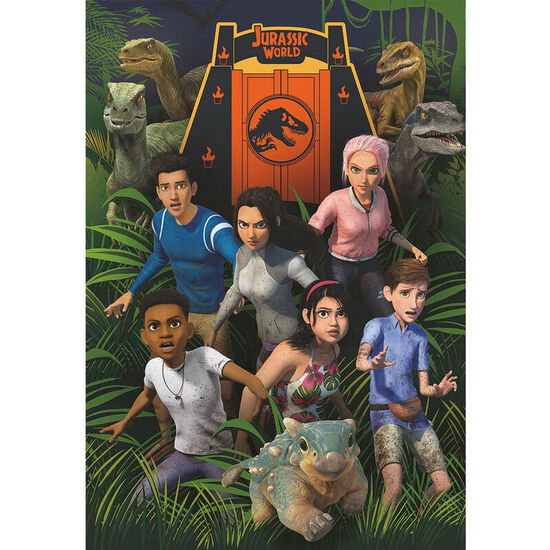 PUZZLE CAMP CRETACEOUS JURASSIC WORLD 104PZS image 1