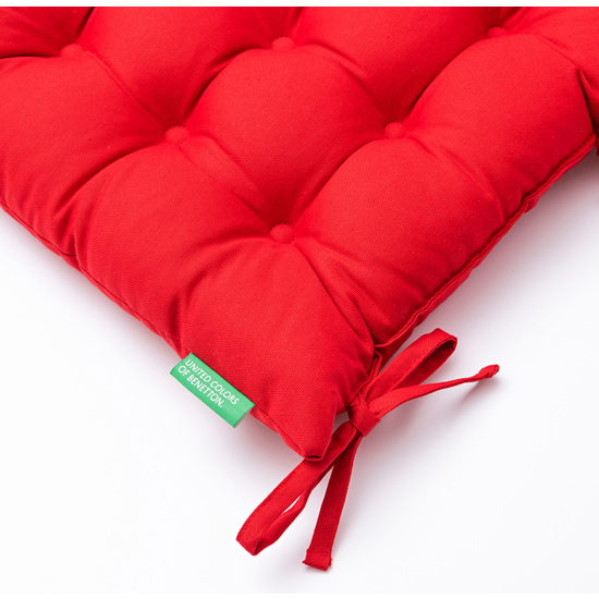 COJÍN PARA SILLA DE JARDÍN 40X40CM 250GSM 65% ALGODÓN 35% POLIÉSTER ROJO PICNIC image 3