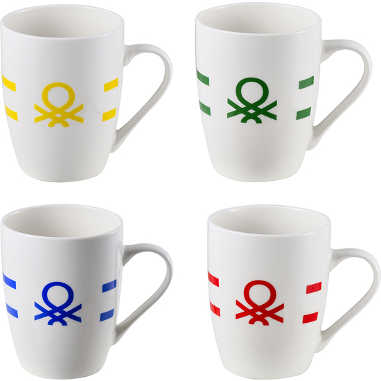 SURTIDO SET 2PC TAZA PORCELANA NEW BONE CHINA CON LOGO RAINBOW image 0