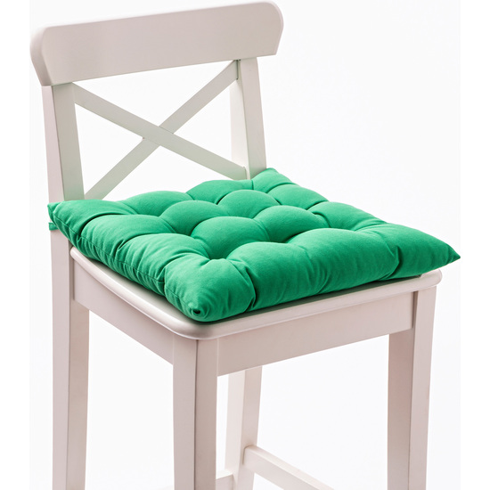 COJÍN PARA SILLA DE JARDÍN 40X40CM 250GSM 65% ALGODÓN 35% POLIÉSTER VERDE PICNIC image 2