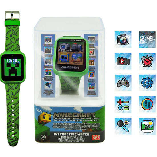 RELOJ INTELIGENTE MINECRAFT image 1