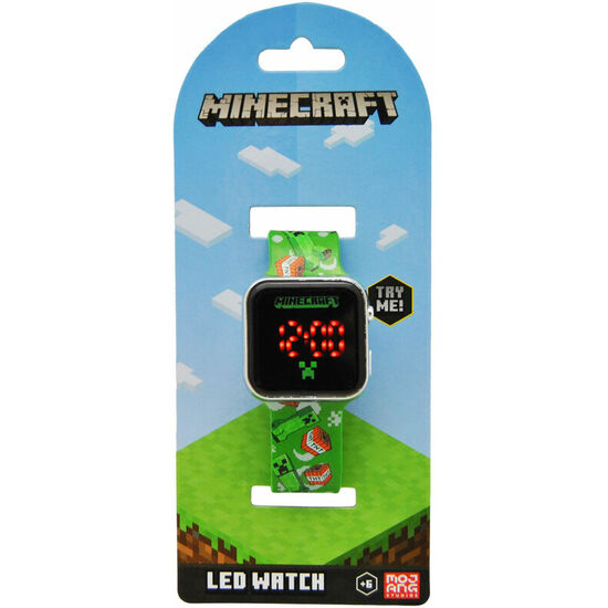 RELOJ MINECRAFT LED image 0