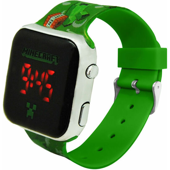 RELOJ MINECRAFT LED image 2