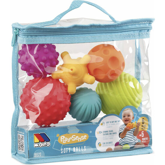 BOLSA PELOTAS SENSORIALES 6PZS image 0