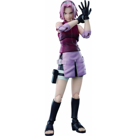 FIGURA SH FIGUARTS SAKURA HARUNO INHERITOR TSUNADES INDOMINABLE NARUTO SHIPPUDEN 14CM image 0