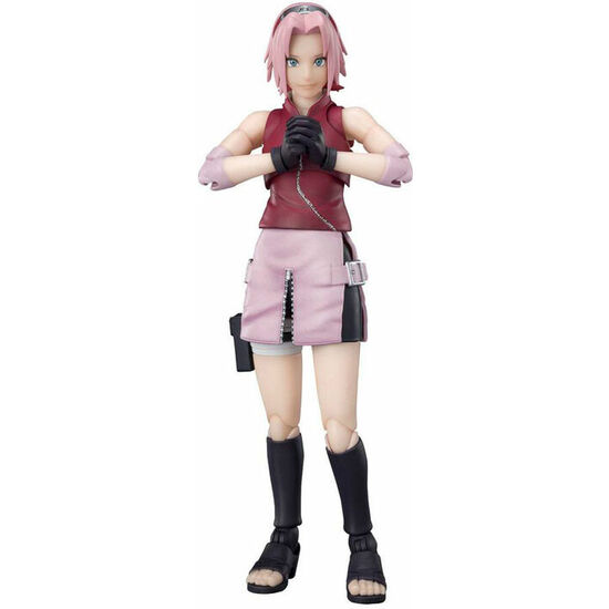 FIGURA SH FIGUARTS SAKURA HARUNO INHERITOR TSUNADES INDOMINABLE NARUTO SHIPPUDEN 14CM image 1