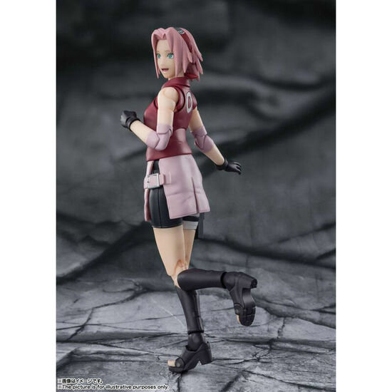 FIGURA SH FIGUARTS SAKURA HARUNO INHERITOR TSUNADES INDOMINABLE NARUTO SHIPPUDEN 14CM image 2